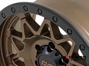 Custom Wheel 78 Series - Simulated Beadlock - Bronze w/ Black Accents | 18x9 | 6x135 | +0mm - Rough Country